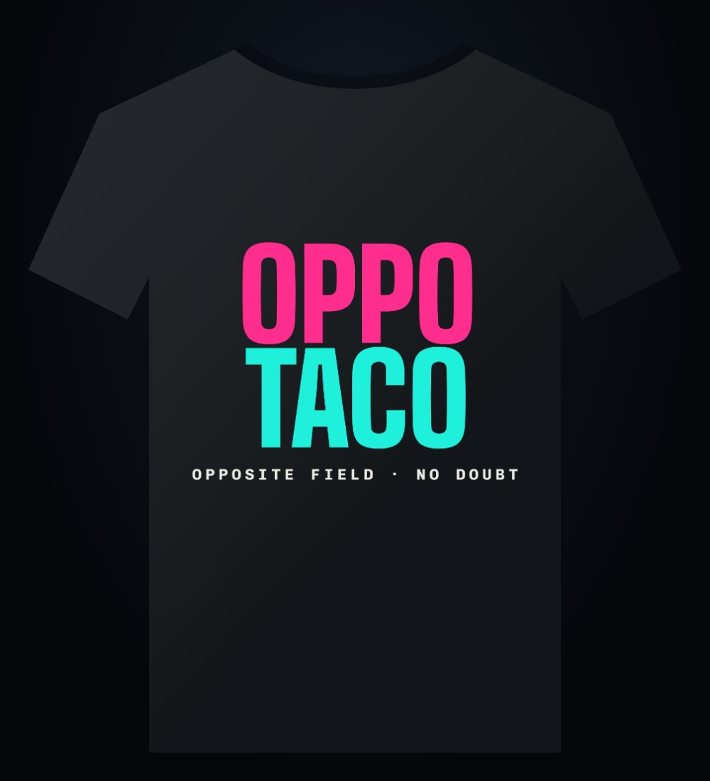 Oppo Taco Tee mockup