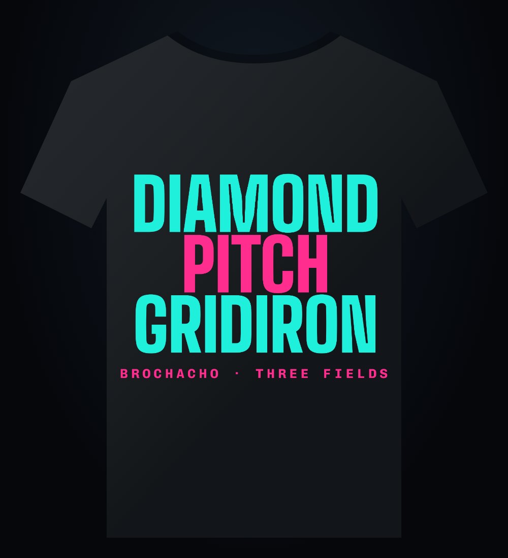 Three Fields Tee mockup